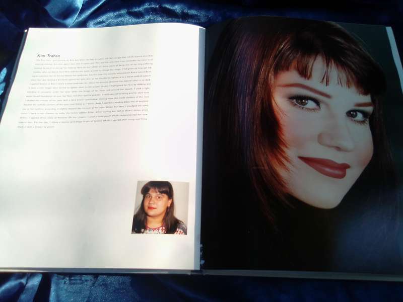 "The Art of Makeup"  Kevyn Aucoin.  Hard cover.  A3-sized book.