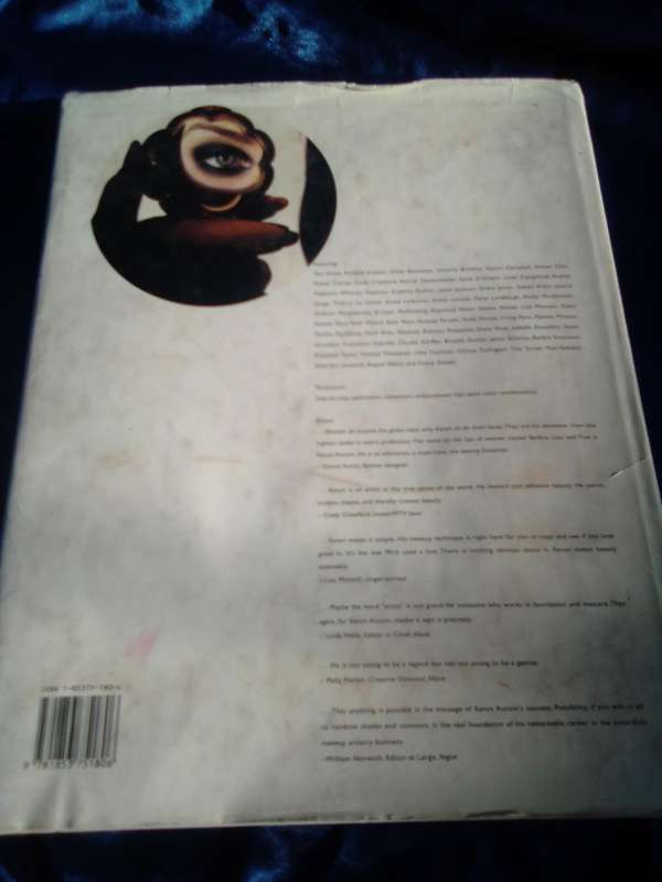 "The Art of Makeup"  Kevyn Aucoin.  Hard cover.  A3-sized book.