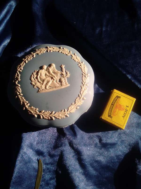 Wedgwood trinket box.  Condition:  Very good.