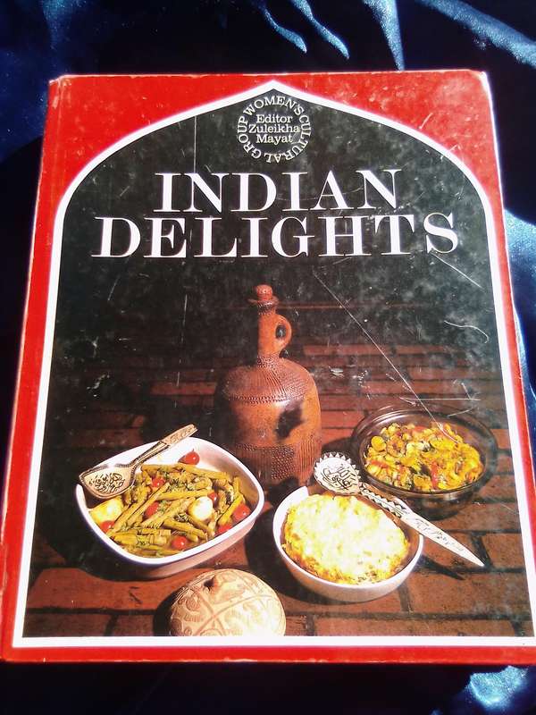 "Indian Delights"  Hard cover.