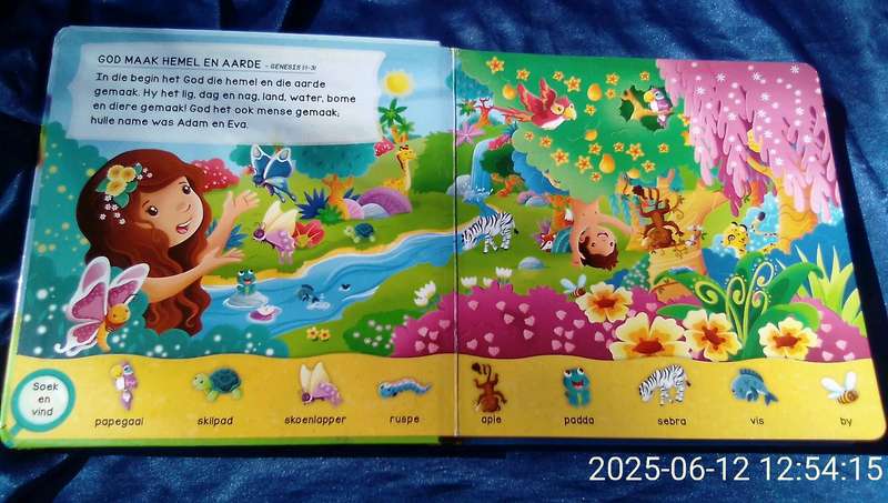 "My Soek-en-Vind Bybel"  Hard cover.  Condition:  Excellent.
