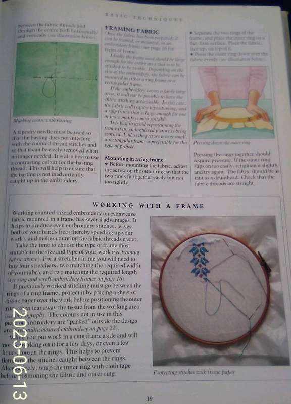 "The DMC Book of Cross Stitch and Counted Thread" Hard cover.