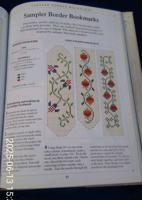 "The DMC Book of Cross Stitch and Counted Thread" Hard cover.