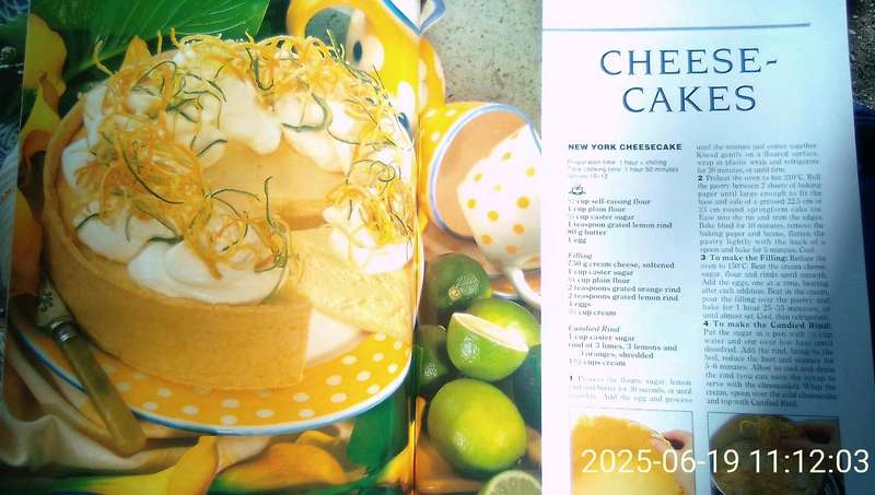 "Cheesecakes Pavlovas and Luscious Desserts"'  Soft cover.