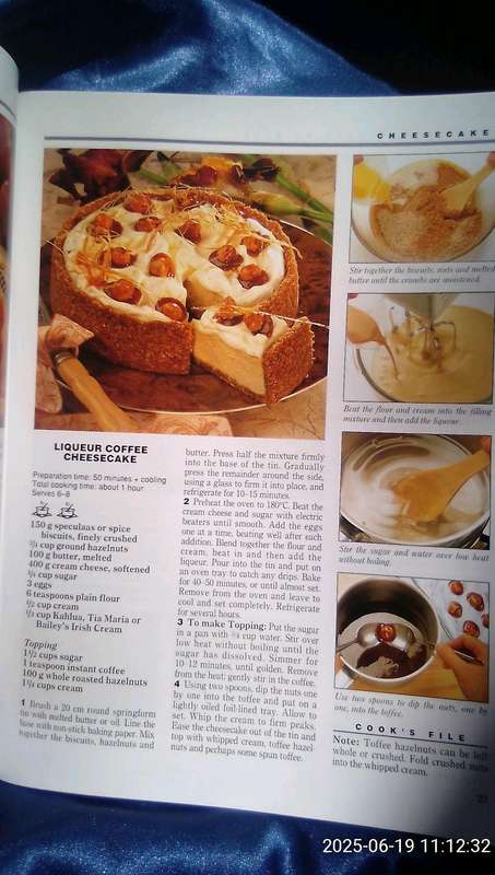 "Cheesecakes Pavlovas and Luscious Desserts"'  Soft cover.