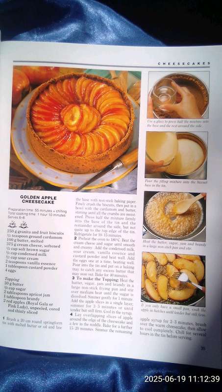 "Cheesecakes Pavlovas and Luscious Desserts"'  Soft cover.