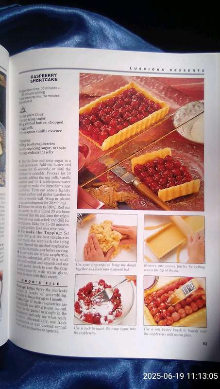 "Cheesecakes Pavlovas and Luscious Desserts"'  Soft cover.