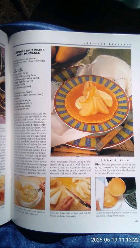 "Cheesecakes Pavlovas and Luscious Desserts"'  Soft cover.