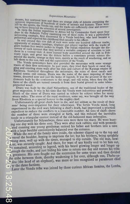 " Lost Trails of the Transvaal'. T.V. Bulpin.  Hard cover..