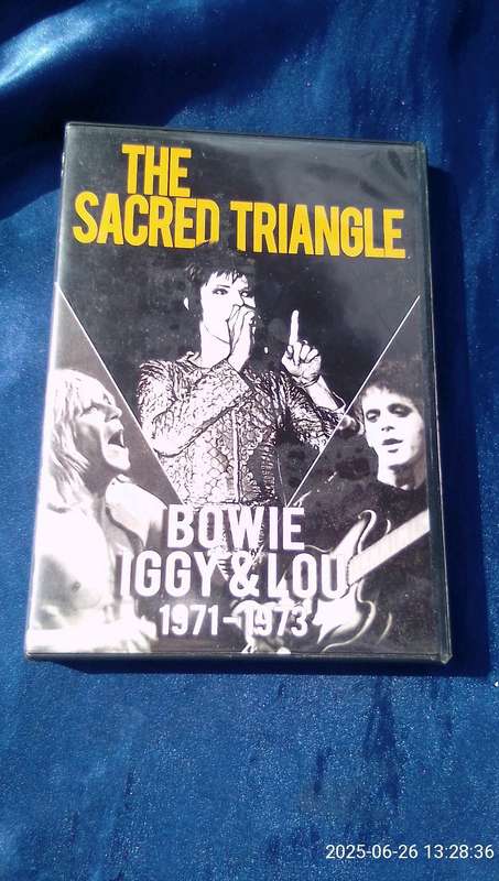 DVD The Sacred Triangle   Bowie Iggy & Lou.  1971-1973.
