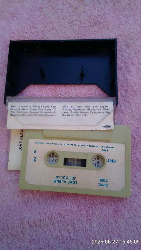 Tape Cassette  Joe Dolan