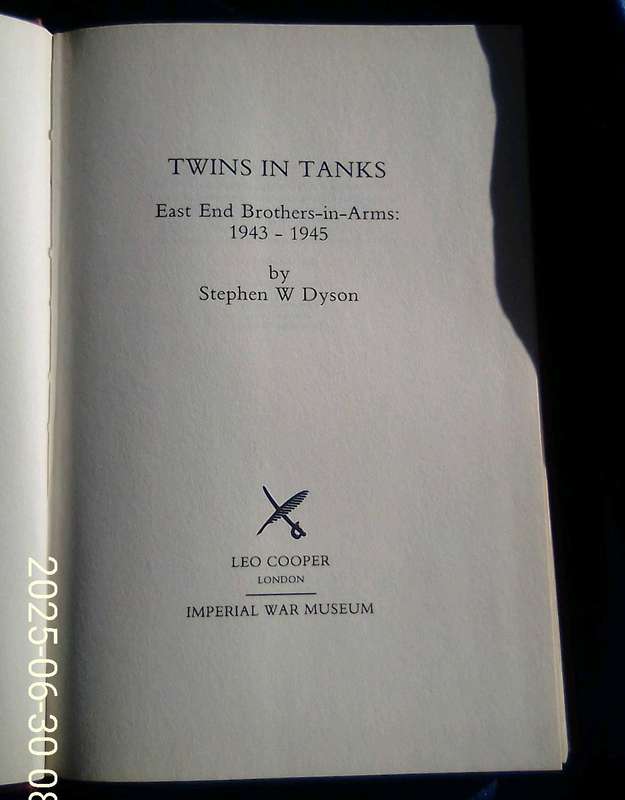 "Tank Twins". Hard cover.
