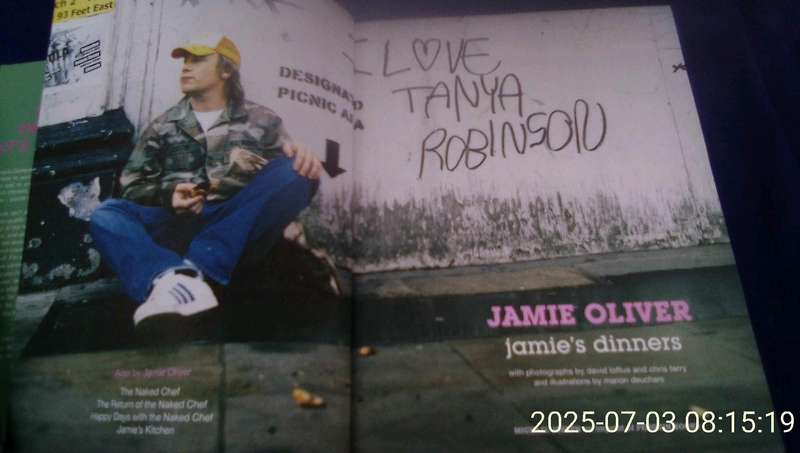 "Jamie's Dinners"  Hard cover.