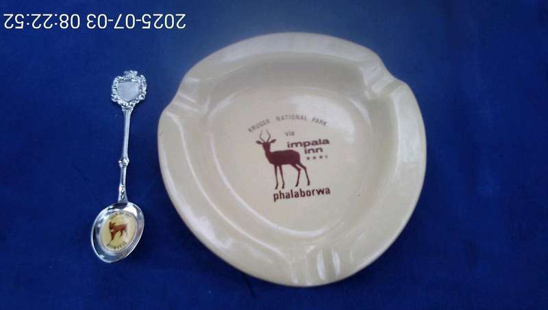Kruger National Park Ashtray.  Phalaborwa Impala Inn.
