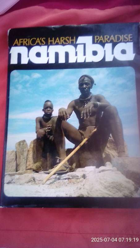 SIGNED.  "Namibia". 1978.  Hard cover.