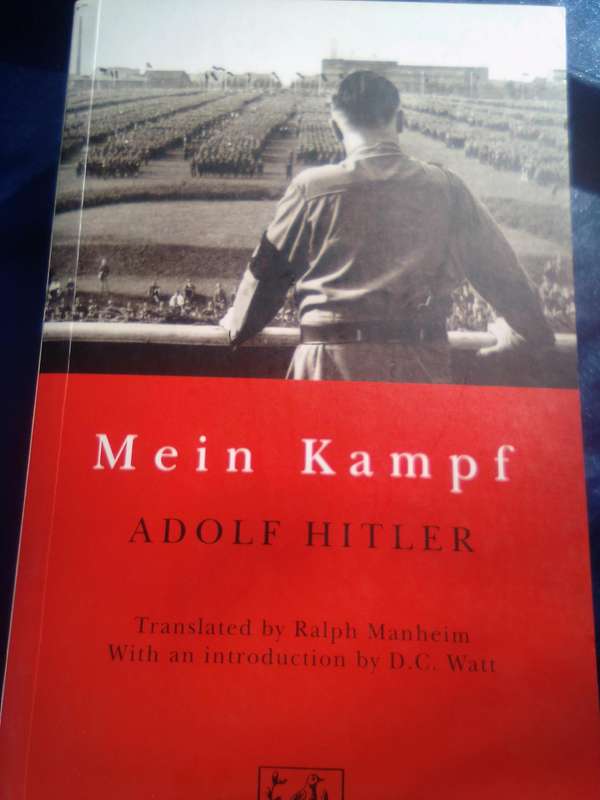 "Mein Kampf". English translation.  Soft cover.  Condition:. Excellent.