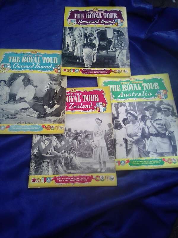 " The Royal Tour'. Set of 4 magazines.  Soft cover..