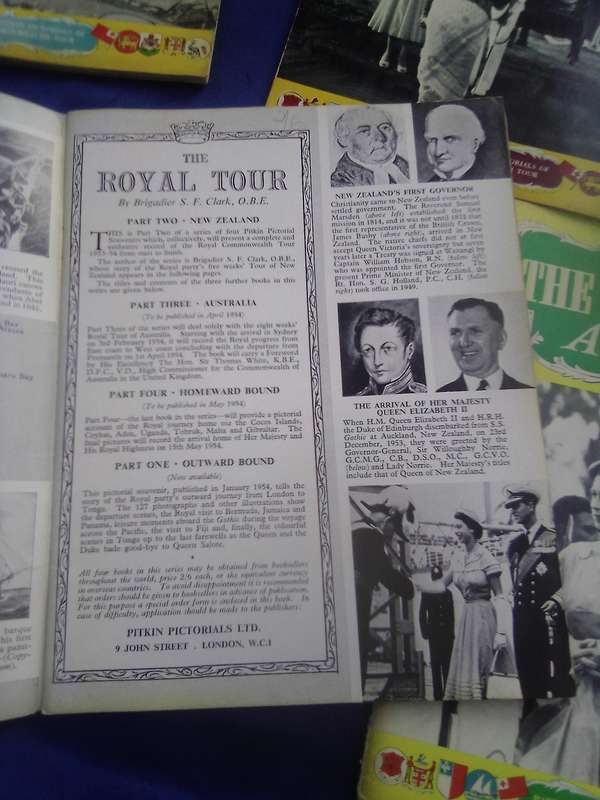 " The Royal Tour'. Set of 4 magazines.  Soft cover..
