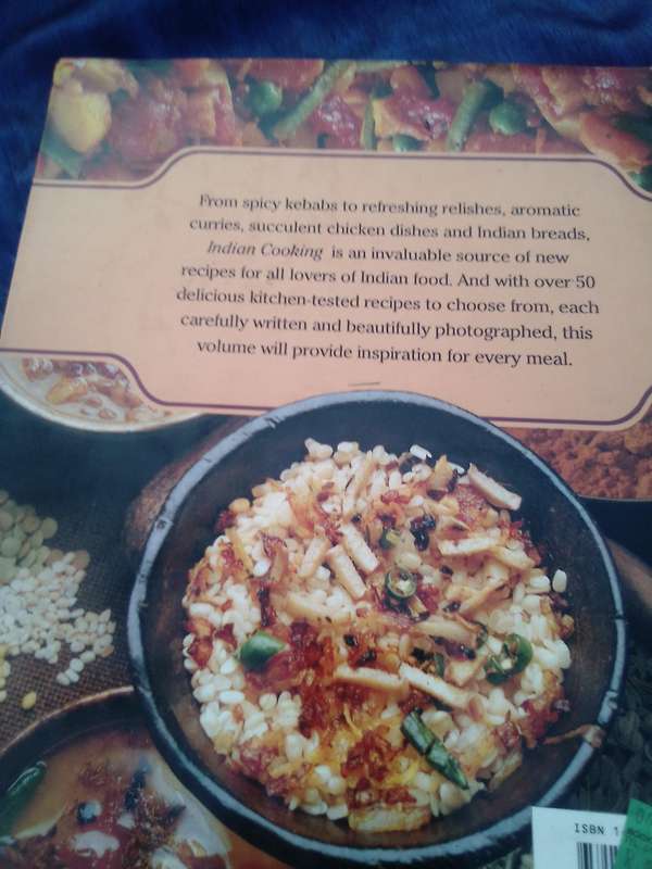 "Indian Cooking"  Hard cover.