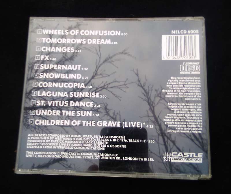 CD.  Black Sabbath.  Vol. 4.