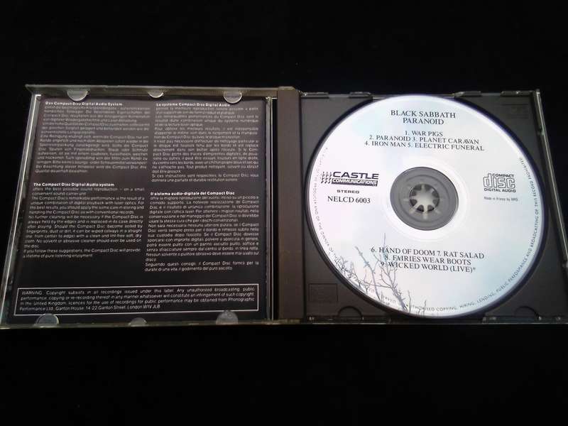 CD.  Black Sabbath.  Paranoid.