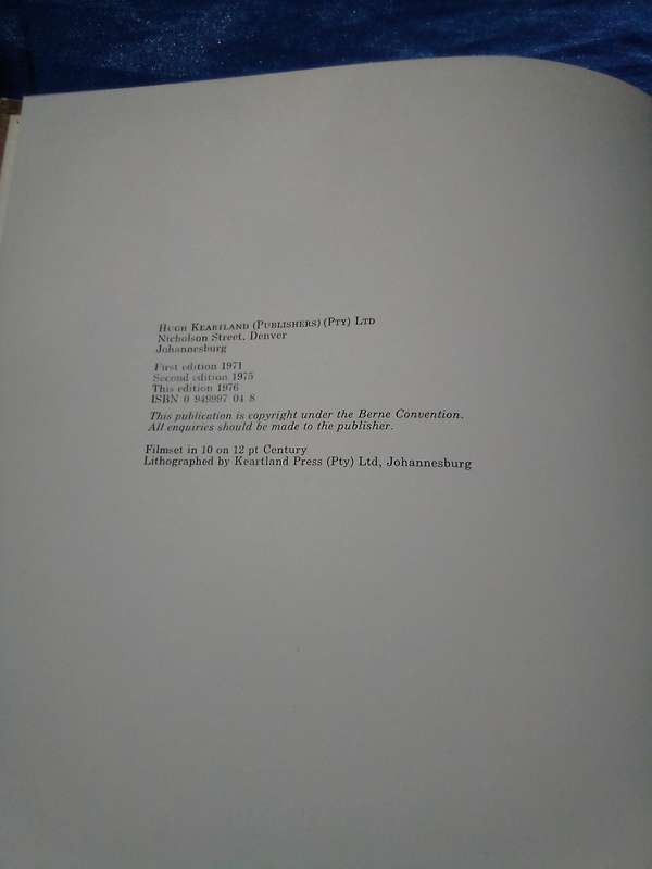1976. `South African Shrubs and Trees for the Garden"  Una van der Spuy.  Hard cover.