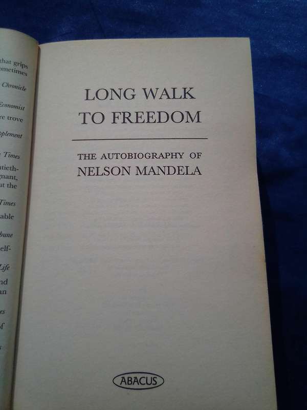 "Long Walk to Freedom". Nelson Mandela.  Soft cover.