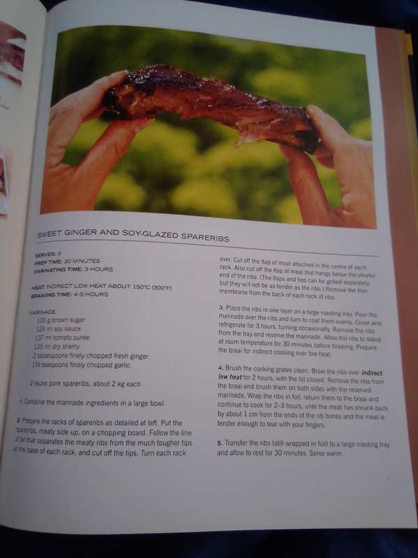 "Weber Braai Bible"  Hard cover.