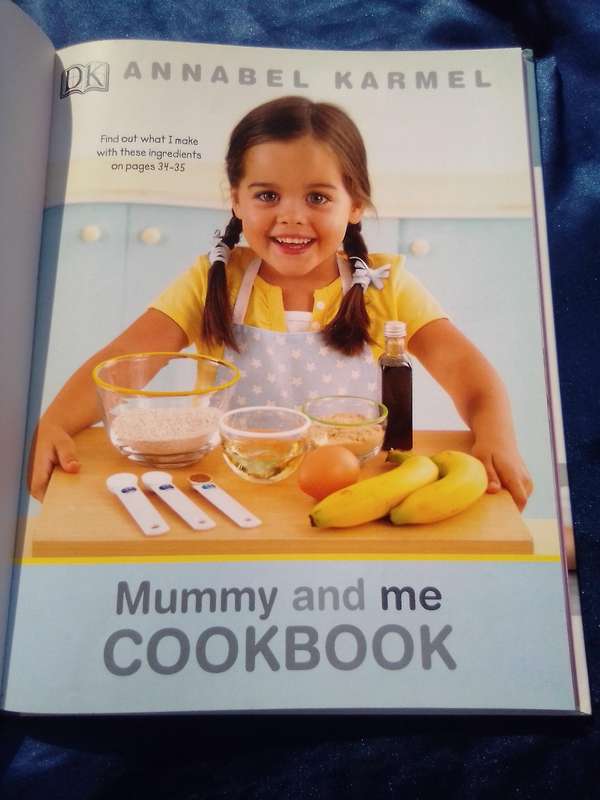 "Mummy and Me Cookbook". Hard cover.
