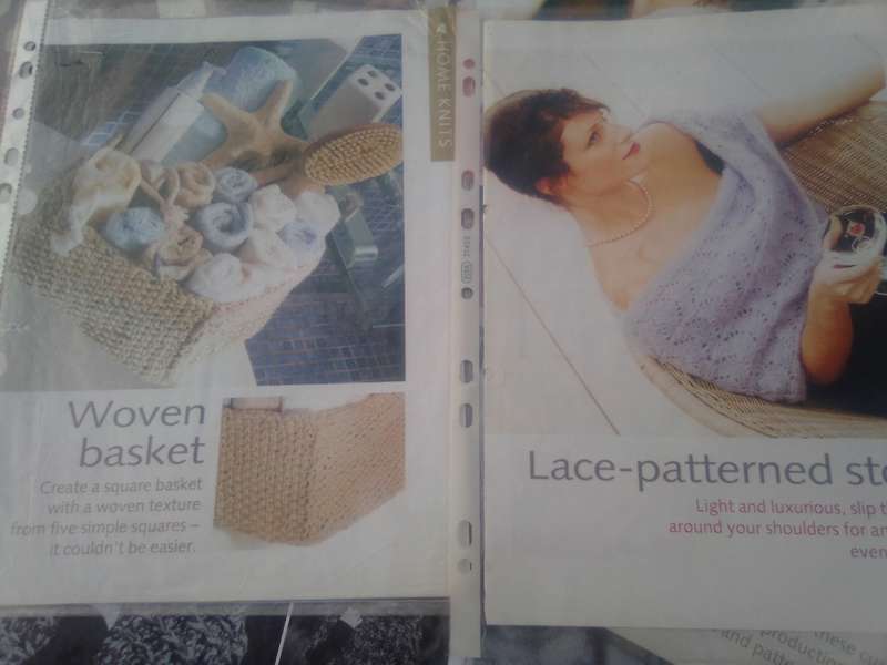 Joblot of knitting pattern s for cushions, scarves etc.