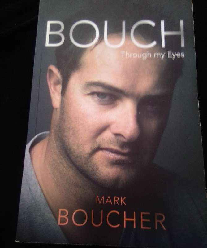 SIGNED.  "Bouch". Mark Boucher.  Soft cover.