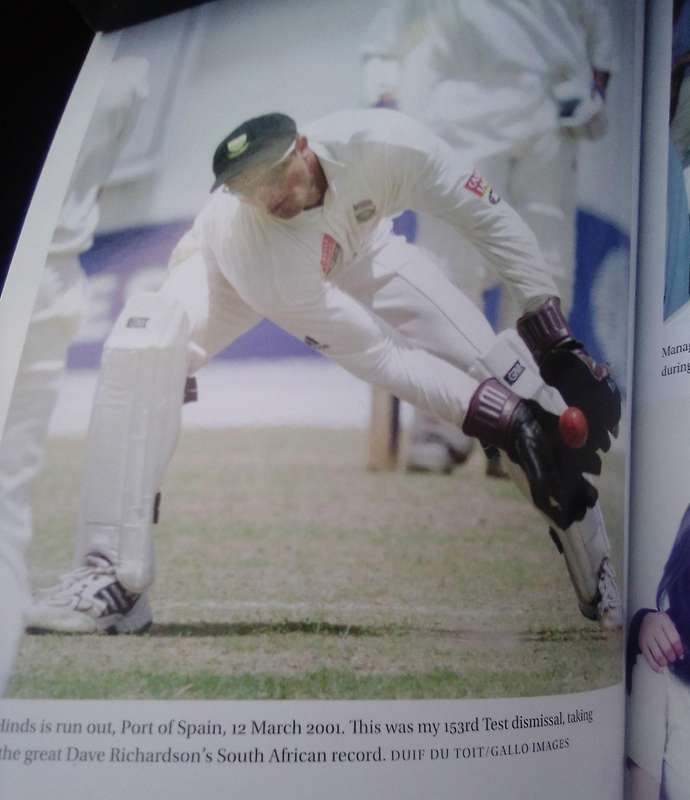 SIGNED.  "Bouch". Mark Boucher.  Soft cover.