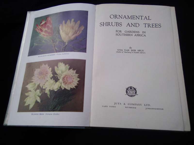 1962. "Ornamental Shrubs and Trees" Hard cover .over.