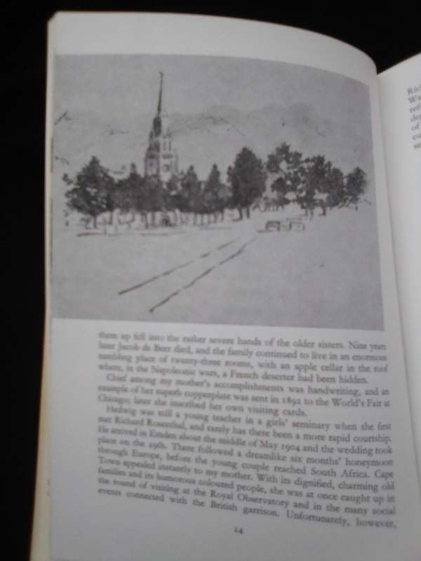 "Memories and Sketches"  Eric Rosenthal.  Hard cover .over.