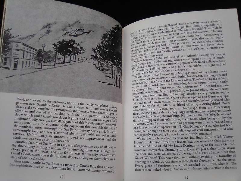 "Memories and Sketches"  Eric Rosenthal.  Hard cover .over.
