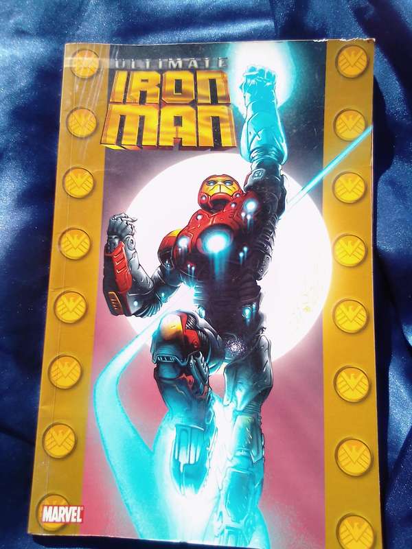 "Ultimate Iron Man" Soft   cover.