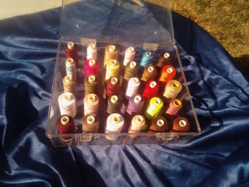30 Reels of Sewing Threads in their own case.  A