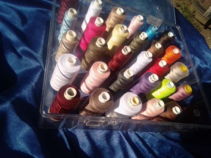 30 Reels of Sewing Threads in their own case.  A