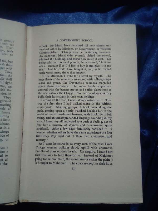 1936. "Africa View". Julian Huxley.  Hard cover.