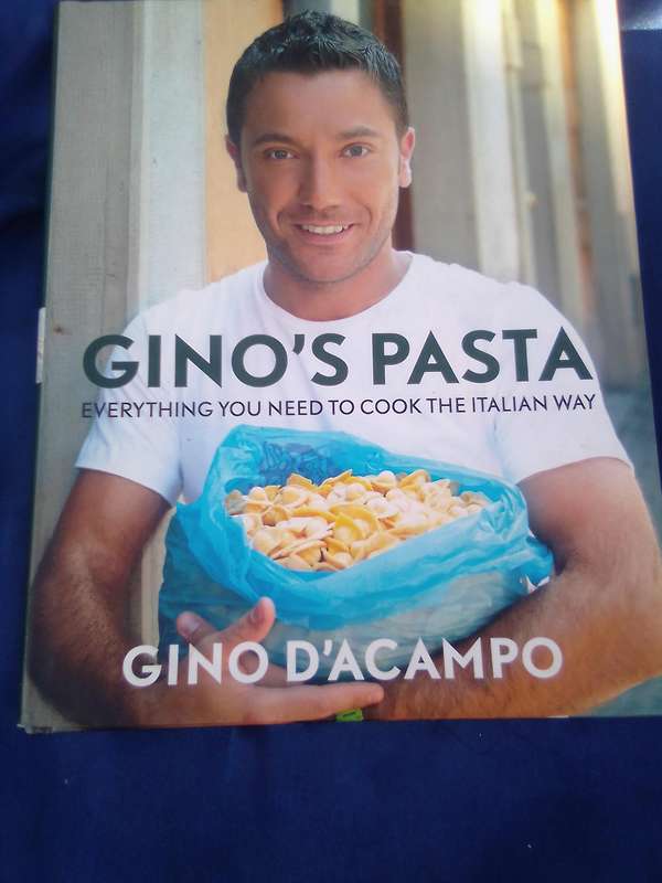 "Gino's Pasta". Gina D'Alcampo. Hard cover.