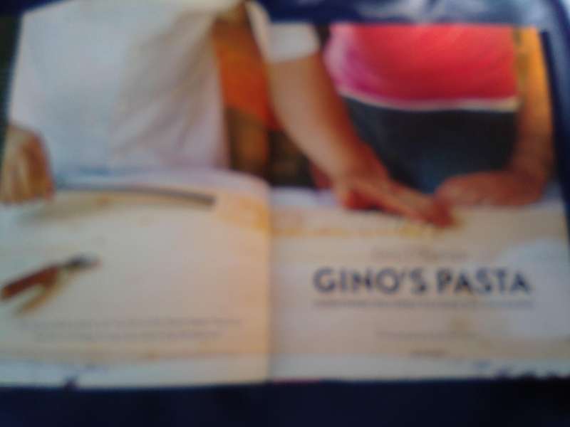 "Gino's Pasta". Gina D'Alcampo. Hard cover.
