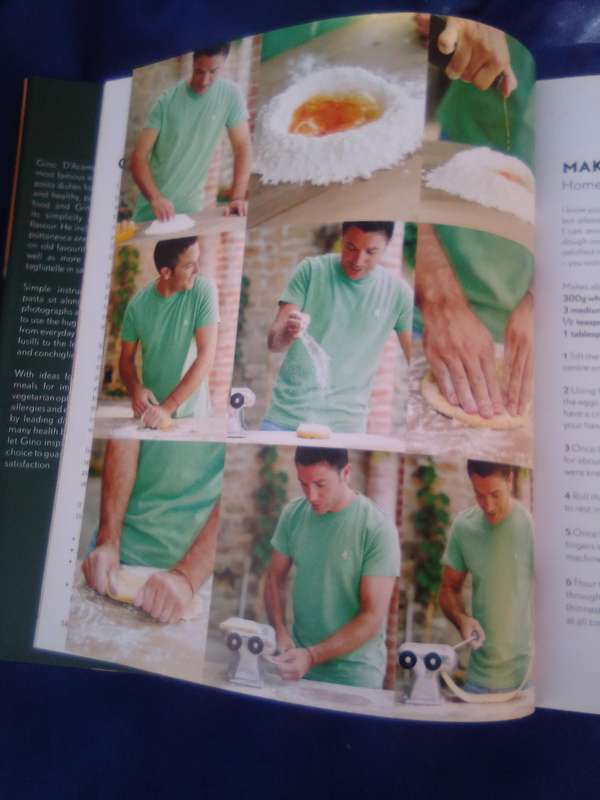 "Gino's Pasta". Gina D'Alcampo. Hard cover.