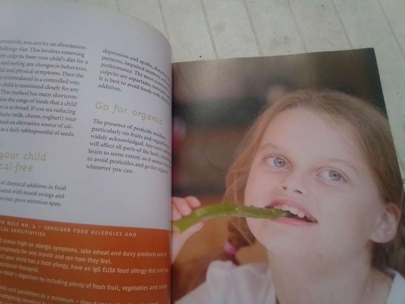 "Smart Food for Smart Kids"  Soft  cover.