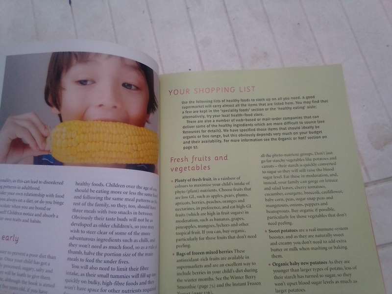 "Smart Food for Smart Kids"  Soft  cover.