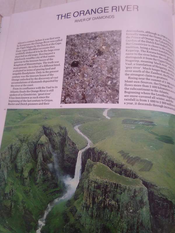 "The Natural Wonder of Southern Africa" Hard  cover.