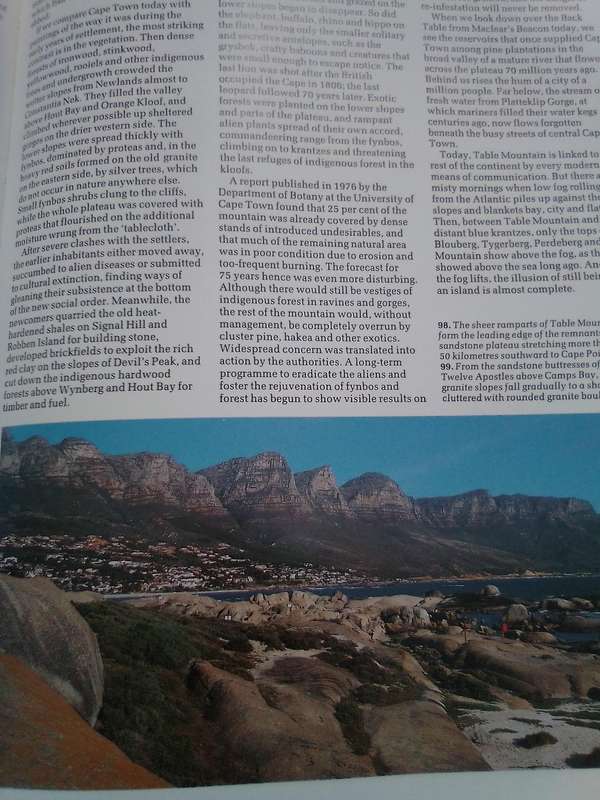 "The Natural Wonder of Southern Africa" Hard  cover.