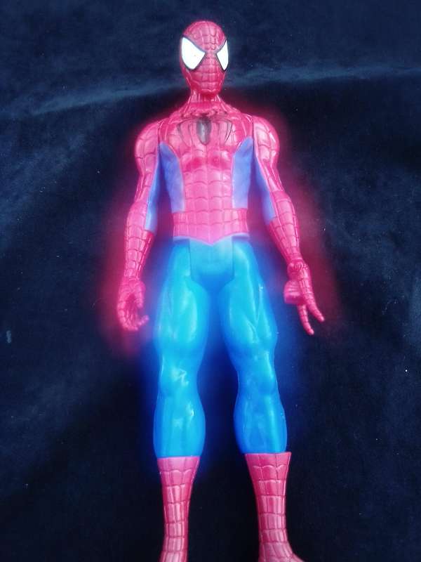 12" high Super Hero figurine. Spiderman.