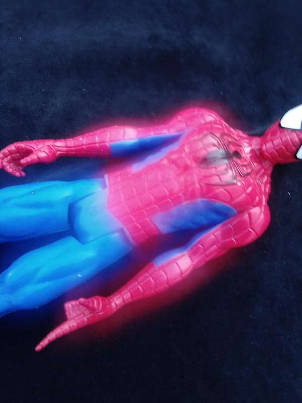 12" high Super Hero figurine. Spiderman.