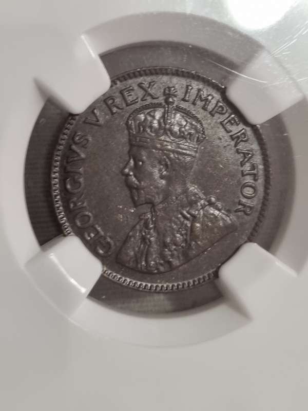 South Africa: Key Date, 1924 Union Farthing MS62BN