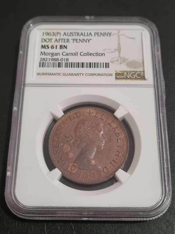 Australia: MS61BN 1961 Penny